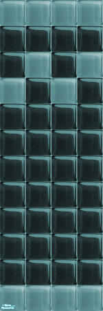 Sims 2 — Glass Walls_Turquoise - Individual Item by maylynn55 — maylynn55 **TSRAA**