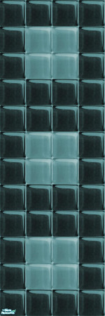 Sims 2 — Glass Walls_Turquoise - Individual Item by maylynn55 — maylynn55 **TSRAA**