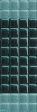 Sims 2 — Glass Walls_Turquoise - Individual Item by maylynn55 — maylynn55 **TSRAA**