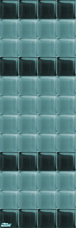 Sims 2 — Glass Walls_Turquoise - Individual Item by maylynn55 — maylynn55 **TSRAA**