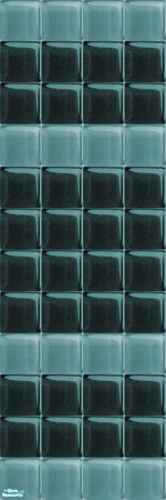 Sims 2 — Glass Walls_Turquoise - Individual Item by maylynn55 — maylynn55 **TSRAA**