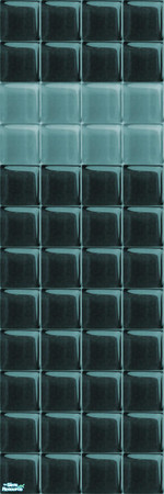 Sims 2 — Glass Walls_Turquoise - Individual Item by maylynn55 — maylynn55 **TSRAA**