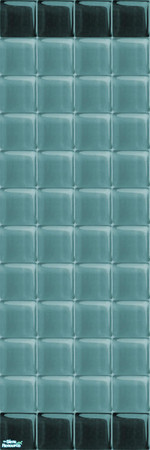Sims 2 — Glass Walls_Turquoise - Individual Item by maylynn55 — maylynn55 **TSRAA**