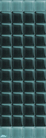Sims 2 — Glass Walls_Turquoise - Individual Item by maylynn55 — maylynn55 **TSRAA**