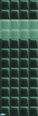 Sims 2 — Glass Walls_Teal - Individual Item by maylynn55 — maylynn55 **TSRAA**