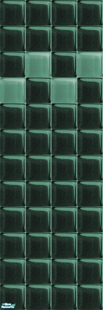 Sims 2 — Glass Walls_Teal - Individual Item by maylynn55 — maylynn55 **TSRAA**