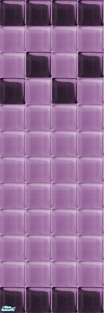 Sims 2 — Glass Walls_Plum - Individual Item by maylynn55 — maylynn55 **TSRAA**