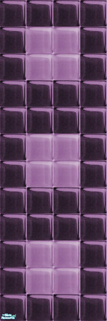 Sims 2 — Glass Walls_Plum - Individual Item by maylynn55 — maylynn55 **TSRAA**