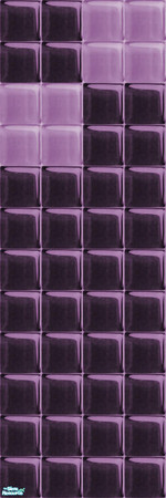 Sims 2 — Glass Walls_Plum - Individual Item by maylynn55 — maylynn55 **TSRAA**