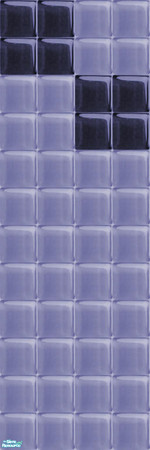Sims 2 — Glass Walls_Navy - Individual Item by maylynn55 — maylynn55 **TSRAA**
