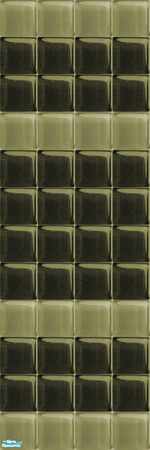 Sims 2 — Glass Walls_Khaki - Individual Item by maylynn55 — maylynn55 **TSRAA**