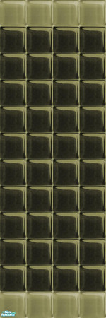 Sims 2 — Glass Walls_Khaki - Individual Item by maylynn55 — maylynn55 **TSRAA**