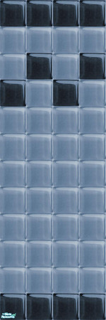Sims 2 — Glass Walls_Denim - Individual Item by maylynn55 — maylynn55 **TSRAA**