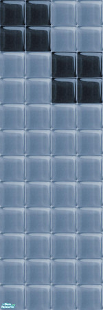 Sims 2 — Glass Walls_Denim - Individual Item by maylynn55 — maylynn55 **TSRAA**