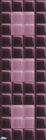 Sims 2 — Glass Walls_Burgundy - Individual Item by maylynn55 — maylynn55 **TSRAA**