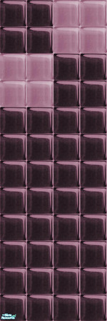 Sims 2 — Glass Walls_Burgundy - Individual Item by maylynn55 — maylynn55 **TSRAA**
