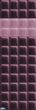 Sims 2 — Glass Walls_Burgundy - Individual Item by maylynn55 — maylynn55 **TSRAA**