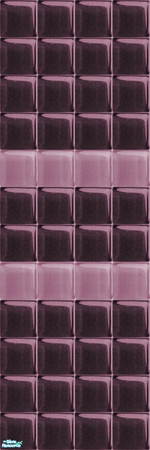 Sims 2 — Glass Walls_Burgundy - Individual Item by maylynn55 — maylynn55 **TSRAA**