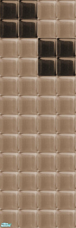 Sims 2 — Glass Walls_Brown - Individual Item by maylynn55 — maylynn55 **TSRAA**