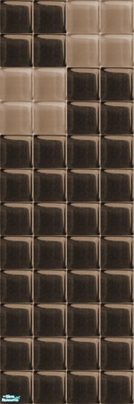 Sims 2 — Glass Walls_Brown - Individual Item by maylynn55 — maylynn55 **TSRAA**
