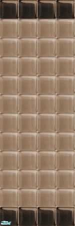 Sims 2 — Glass Walls_Brown - Individual Item by maylynn55 — maylynn55 **TSRAA**