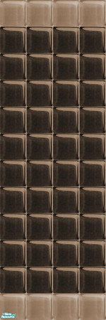 Sims 2 — Glass Walls_Brown - Individual Item by maylynn55 — maylynn55 **TSRAA**