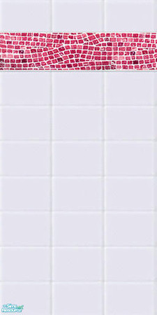 Sims 2 — am_RetiledWallTile_Pink by Cruella — Newly retiled bathroom wall tiles in Pink.