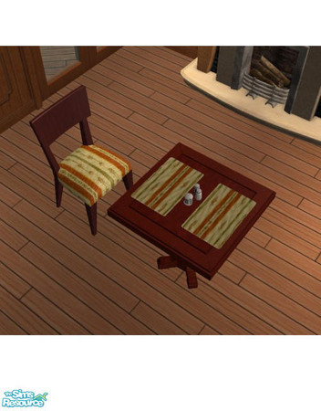 Sims 2 — Matching Placemats - Orange by agaliha5 — 