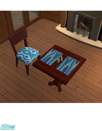 Sims 2 — Chair Cushion - Ocean by agaliha5 — 