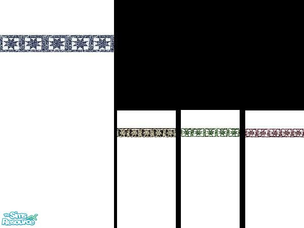 Sims 2 — oriental tiles walls by juttaponath — Please do not reupload.