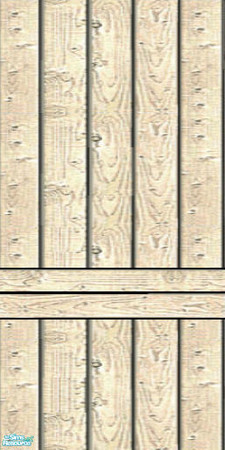 Sims 2 — Wood 3 w Double  Rail by cat3cm — by cat3cm