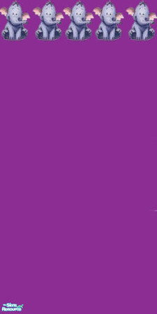 Sims 2 — Hephalump Wall Paper by iron mum — Hephalump wallpaper for those cutie babies - easy on the eyes and rather