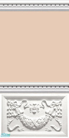 Sims 2 — nm Damask Coral Paint by Henwen — ~TSRAA~