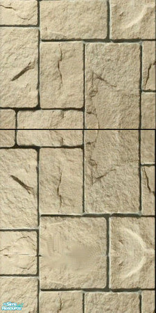 Sims 2 — Antique Bluffstone Wall by jembaby04 — These bluffstone walls are sure to add character to your sims' homes.