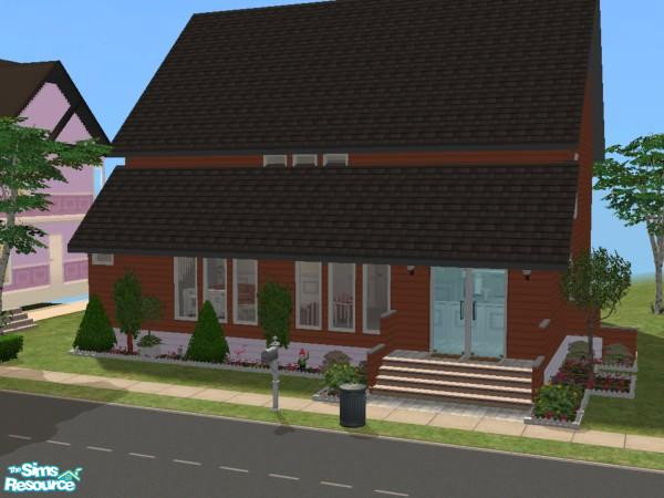 Sims 2 — Ultimate Lakefront by LadyDeluxe — This one started out as a starter house and just grew. 2 bedroom, 2 bath