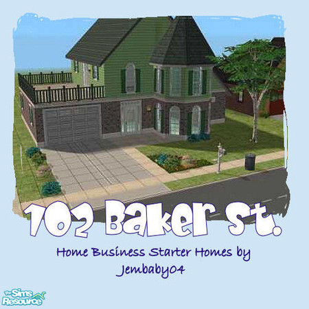 Sims 2 — 102 Baker St. by jembaby04 — Baker Street homes are designed to help you start your own bakery business. Priced
