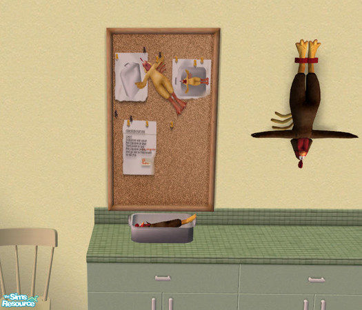 Sims 2 — Hanging Chicken Brown - #286654 by DOT — Hanging Chicken Brown. Sims 2 by DOT of The Sims Resource.
