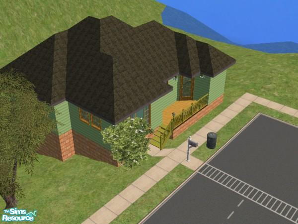 Sims 2 — 397 Danvers Street by Crass — A quaint starter home perfect for the older couple or single sim. [Uses