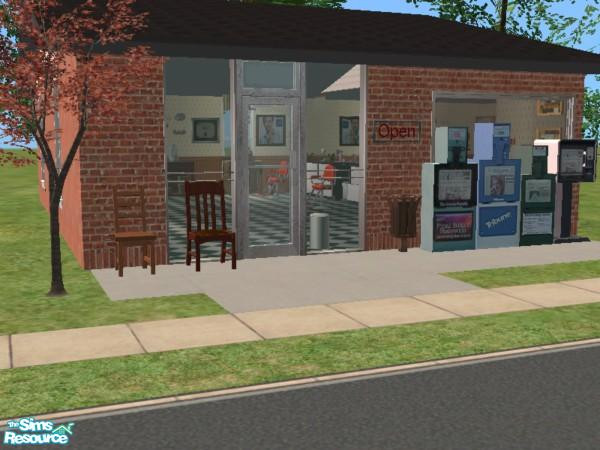 Sims 2 — Barber Shop by cat3cm — cat3cm