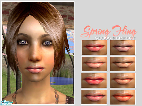 Sims 2 — Gloss Perfect - Spring Fling by this_utopia — Every spring, gardens get all the attention. Not anymore! Mix it