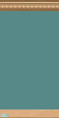 Sims 2 — Victorian Interior - Teal Stencil V6 by mistresscris — Created by MistressCris. **TSRAA**