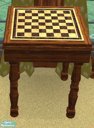 Sims 2 — TC 60  Campagne Living chess board by H3wwy — Sunday afternoon at Granny\'s house... everything is peaceful and