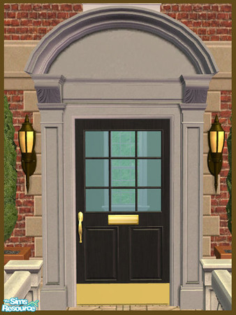 Sims 2 — Bonnet Pediment Recolor - Granite by phoenix_phaerie — A granite recolor of the Pedimentary, My Dear! Bonnet