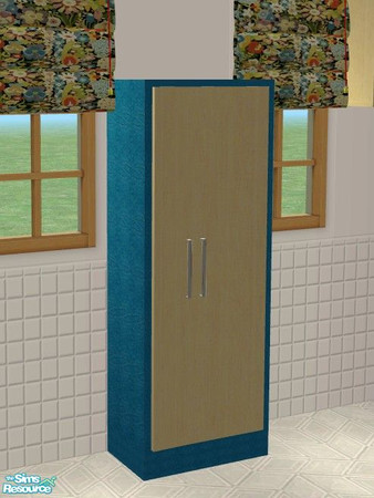 Sims 2 — TC58 Kitchen - Fridge by Riverwillows — Lovely kitchen using textures from Texture Challenge #58, and