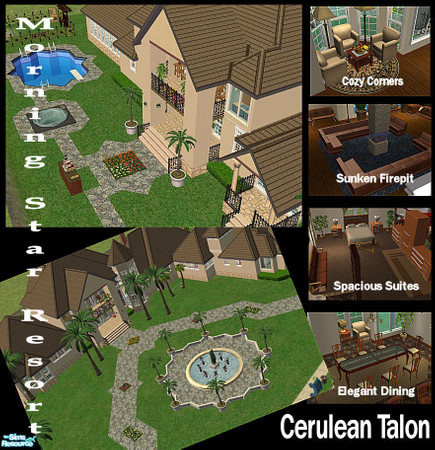 Sims 2 — Morning Star Resort - Bon Voyage by Cerulean Talon — Be treated like a Star at Morning Star Resort. Comfort and