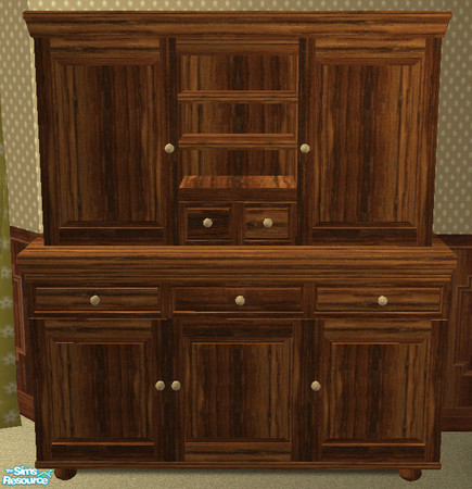 Sims 2 — TC 60 campagne dining - Tc 60 Campagne Dining Dresser by H3wwy — It\'s sunday, and we are all off to Granny\'s