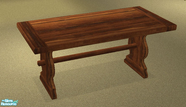 Sims 2 — TC 60 campagne dining - Tc 60 Campagne Dining Table by H3wwy — It\'s sunday, and we are all off to Granny\'s