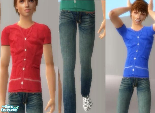 Sims 2 — Teen Male Set by pretty_baby — This is my first attempt at doing some male clothing. I know its a hassle but you