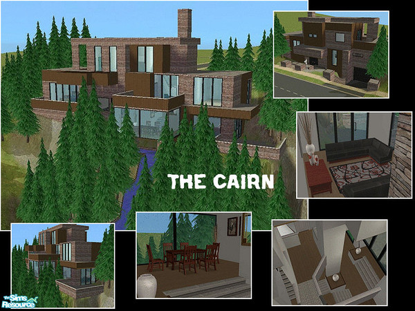 Sims 2 — The Cairn by laivine_erunyauve — This spectacular mountain home is designed for the family that just wants to