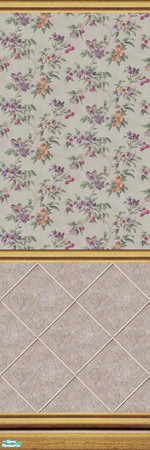 Sims 2 — Stone Diamonds - Wall Set 39 - 39f by maylynn55 — Made by maylynn55 **TSRAA Member**